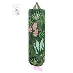 SYIPO Plastic Bag Holder, Reusable Grocery Bag Organizer, Wall Mount, 1 Pack, Seaweed