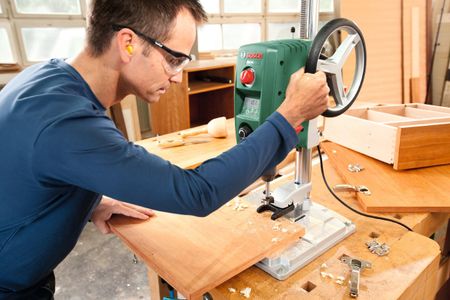Bosch PBD 40 Bench Drill – 710W, 13mm Steel, 40mm Wood, 90mm Stroke