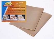 MINI CHEF MAGIC CLOTH (2PC) with Free Recipe Book for Tandoor Dishes(BIG SIZE GENUINE THICK MAT 15X9.5 INCHES)