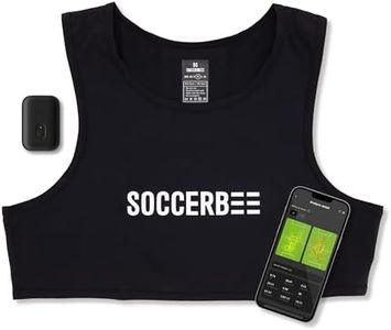 SOCCERBEE-Pro2 - GPS Tracker and Vest for Tracking Activities of Outdoor Sports Athletes Such as Soccer, Football, Rugby, Hockey, and Lacrosse (Small)