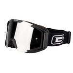 G-Mac Impact MX Motorcycle MTB QUAD ATV Off Road Motocross Goggles (Satin Black)