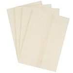 Belle Vous 4.4 mm Pine Wood Board (Pack of 4) – 25 x 39.5 cm – Raw Wood Plate – Wood for Modelling, Laser Cutting, Painting, Modeling, Engraving, Edging and Pyrography