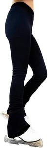 UniqGarb Ice Skating Pants for Girls Figure Skating Leggings for Women Polar Fleece UGSP2 CS Black