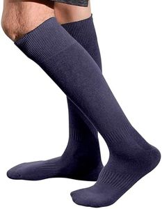 Couver Premium Quality Unisex Knee High Sports Cushioned Athletic Baseball Softball Hockey Socks, Dark Purple, Small