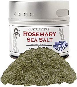 Rosemary Sea Salt | Gourmet Infused Sea Salt | Artisanal Seasoning | - Non GMO, All Natural | Sustainably Sourced, Ultra Premium | Handcrafted in Small Batches in USA | GLP-1 Friendly | Magnetic Tin | Gustus Vitae | #10