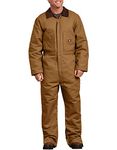 Dickies Men's Big-Tall Premium Insulated Duck Coverall, Brown Duck, Large/Tall