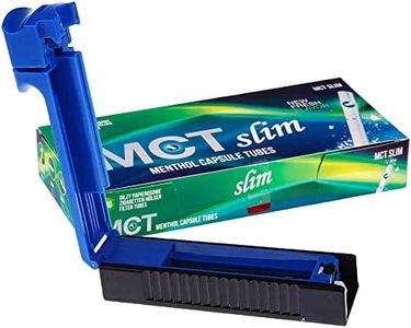 ROYAL SWAG Roll Your Own Kit - Single Cigarette Tube Injector Manual Hand Maker Cigarette Machine With Premium King Size 84 mm Filter Empty Cigarettes MCT Mint Tubes 100 Pc | Cigarette Accessories Kit