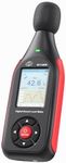 Benetech Decibel Meter, Sound & Noise Decibel Level Reader Monitor, SPL Meter 30dB to 130dB(A) with Record, Visual Alarm, A/C Weighted, Rechargeable for Home, Classroom