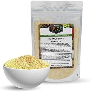 Hummus Spice –Easy Homemade Hummus recipe-12 oz. Also use it for Avgolemono soup and Avgolemono sauce recipe and much more recipes on Spice Bazaar web site -Always Consistent - All Natural – Gluten Free – Kosher Certified – Blended with Sea Salt. By Spice Bazaar Since 1987
