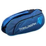 Triumph Pride 6R Tennis Kit Bag Navy Blue/Sky Blue