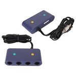 for Gamecube Controller Adapter, 3 in 1 Game Controller Converter for Switch for WiiU PC USB and for OS X with for GC Controller or Wireless for GC Controller