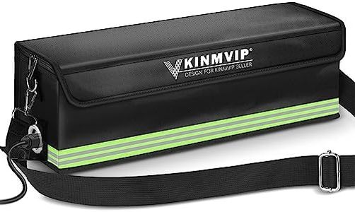 KINMVIP Lipo Battery Safe Bag Explosionproof, Large Capacity Fireproof Bag for Ebike Battery Charging and Storage, Fireproof Document Bag, Modern