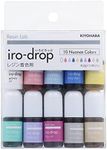 Kiyohara Resin Lab RLID10S-2 IRO-Drop Resin Dye, Set of 10, Nuance Color