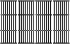 Cooking Grates for Broil King 9625-84,9625-87,9625-67,Baron 420,440,490,320,340,Huntington 6020-54,6020-57,6020-64,6020-67,2122-64,2122-67,Sterling and Broil-Mate Gas Grill Models,17-3/8 Inch Cast Iron Cooking Grates(4 Pack)