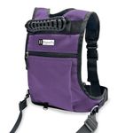 HipierFx Ski and Snowboard Harness Trainer Backpack for 3-7 Old Kids Beginners Speed Control Ski Straps (Purple)