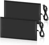 Foinwer 2PCS 120V RV Tank Heater Pad with Plug,12"x18",RV Holding Tank Heater Pad with Automatic Thermostat,for CamperTrailer,Motorhome,Marine,Up to 50 Gallon Fresh/Grey/Black Water Tanks