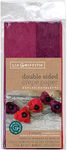 Lia Griffith Double Sided Crepe Paper Folds Roll, 6.7-Square Feet, Sangria and Aubergine, Cherry and Raspberry (LG11022)