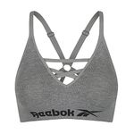 Reebok Women's Seamless Bra Maryna Marl, Grey Marl, M