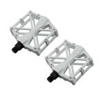 YdseozOA Bike Pedals Bicycle Aluminum Antiskid Durable Mountain Bike Pedals MTB BMX Cycling Universal Bicycle Pedals Cycling Accessory (White)