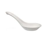 Enviropack 100 Bagasse Ramen Spoons, Soup Serving Spoons, Eco-Friendly Disposable Compostable Spoons, 140mm