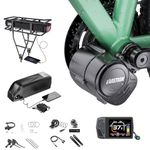 Varstrom Tong-Sheng TS-DZ2B TS-DZ8 500W/750W Torque Sensor Mid Drive Kit -Upgraded Ebike Kits,IPX5 Waterproof Ebike Conversion Kit with Battery&LCD Display for 68-73mm BB Ebike