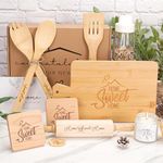 Elysirise House Warming Gifts New Home,House Warming Gifts Basket for Couple,Housewarming Gifts New Home,New Home Essentials Gift Ideas,Home Sweet Home Rolling Pin Cutting Board Coaster