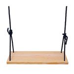 Mihad Wooden Hanging Swing Single Seater Swing Indoor/Outdoor Balcony Swing Porch Swing Garden Swing Swing For Living Room For Adults And Kids Up To 100Kg (Length Up To 12Ft, Width 2Ft) - 24 Inch