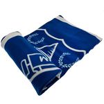 Everton FC Pulse Fleece Blanket (One Size) (Blue)