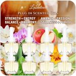 Plug in Air Freshener Refills 8 Pack - 4 Scents Essential Oil Refill - Emotional Aromatherapy Scented Oils for Home, Bedroom, Bathroom Use, Compatible with Air Wick & Glade, Not Include Glade Plus