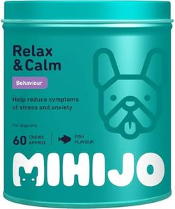 MIHIJO Relax & Calm 60 chewables Food Supplements for Dogs