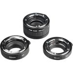 Kenko Auto Extension Tube Set DG 12mm, 20mm, and 36mm Tubes for Nikon AF Digital and Film Cameras - AEXRUBEDGN