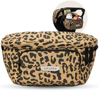 Colugo On-The-Go Stroller Organizer Insert with Zipper, Stroller Caddy with Cup Holder, Stroller Accessories for Parents specially designed to fit to your stroller with Non Slip Straps (Wild Child)