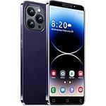 JtQtJ Smartphone of the Day Offer, Cheap Mobile Phones with 5.0" HD Display, Dual SIM, Dual Cameras, 16GB ROM, Wifi,GPS,Bluetooth Cell Phones (i14Pro-Purple)