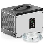 ALORAIR 70 Pints Crawl Space Dehumidifier with Pump and Drain Hose, Industry Water Damage Unit for Basement & Commercial, Compact, Covers Up to 1,000 Sq. Ft., 6-Year Limited Warranty
