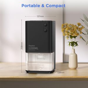 EasyAcc 1200ml Dehumidifier – Compact Black Moisture Absorber