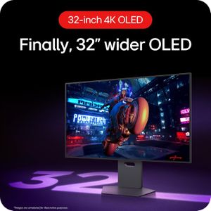 LG UltraGear 32" OLED 4K Gaming Monitor – Ultra HD Display