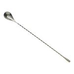 Mercer Culinary Bar Spoon, Cocktail Stirrer, Stainless Steel, 30 cm Teardrop End