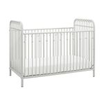 Little Seeds Monarch Hill Ivy Metal Crib, Off White