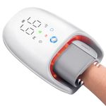 Touchscreen Cordless Hand Massager with Heat, Roller Kneading Massage, Fan Cooling and Wrist Massage, Relax for Home Office, Ideal Gifts for Women Men Mom Dad