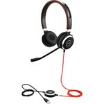 Jabra 40 Stereo Wired On Ear Headphones with mic Black