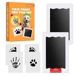 Nabance Baby Handprint and Footprint Kit, Paw Print Kit for Dogs & Cats, 2 Inkless Print Pads, 4 Imprint Cards, Dog Paw Print Kit, Pet Paw Stamp Pads, Pawprint Family Keepsake Kit, Medium Size