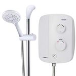 Triton AS2000 SR Thermostatic Power Shower White Chrome Aqua Sensation AS2000XT