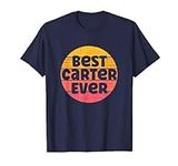 Carter Name Retro Sunset Graphic Be