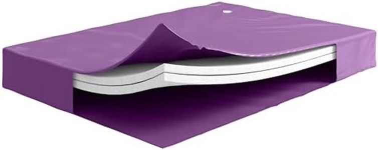 The Bedroom Store Semi-Waveless 60%, Hardside Water Bed Mattress, Contains Two Wave Reducing Fiber Layers, Bladder Corners are Reinforced, 18ml Smooth Vinyl (California King)