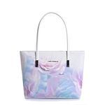 Lino Perros Womens Navy Coloured Tote Bag (Pink_Frsz)