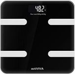 mbeat actiVIVA Bluetooth BMI Body Fat Smart Health Monitor Weight Scale Tracker Smartphone App LED