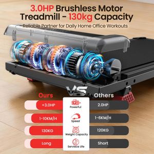 HomeFitnessCode Walking Pad Treadmill – Compact Foldable Electric