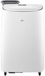 LG 10,000 BTUS SAC Dual Inverter Smart Wi-Fi Portable Air Conditioner, Ultra Quiet Performance 3-in-1 AC, LED Display, Auto Evaporation, 24-Hr Timer & Auto Restart, Cools Rooms up to 450 Sq. Ft, White