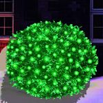 LED Christmas Net Lights Outdoor Christmas Decorations for Bushes,5ftx5ft 100 LED Connectable Bush Christmas Lights Outdoor Yard Mesh Shrub Net Lights for Party, Holiday, Wedding, Tree,Bushes (Green)