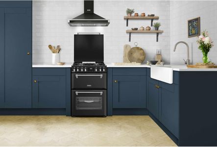 Stoves Richmond 60cm Dual Fuel Cooker – Black Freestanding Oven